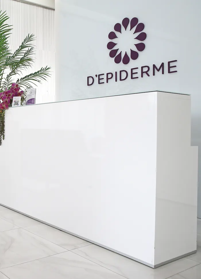 Empfang der Depiderme-Klinik in Coimbra