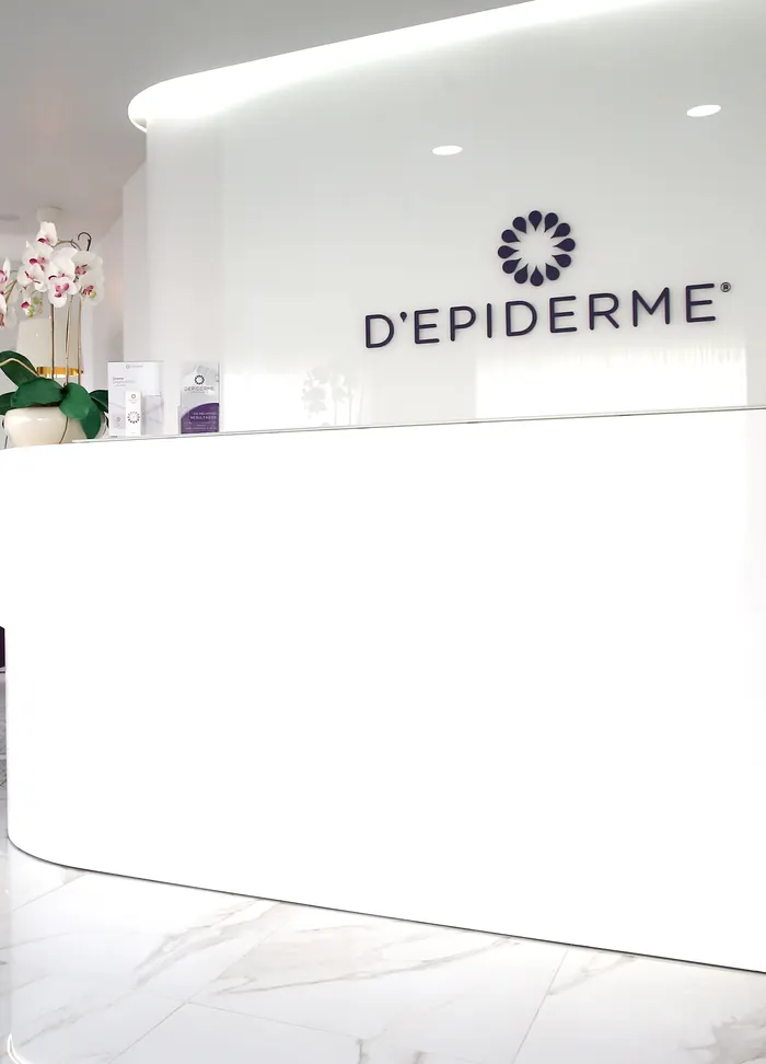 Empfang der Depiderme-Klinik in Leiria