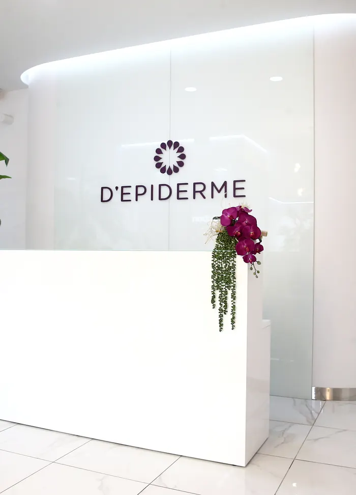 Empfang der Depiderme-Klinik in Porto