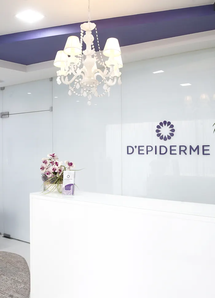Empfang der Depiderme-Klinik in Vila Real